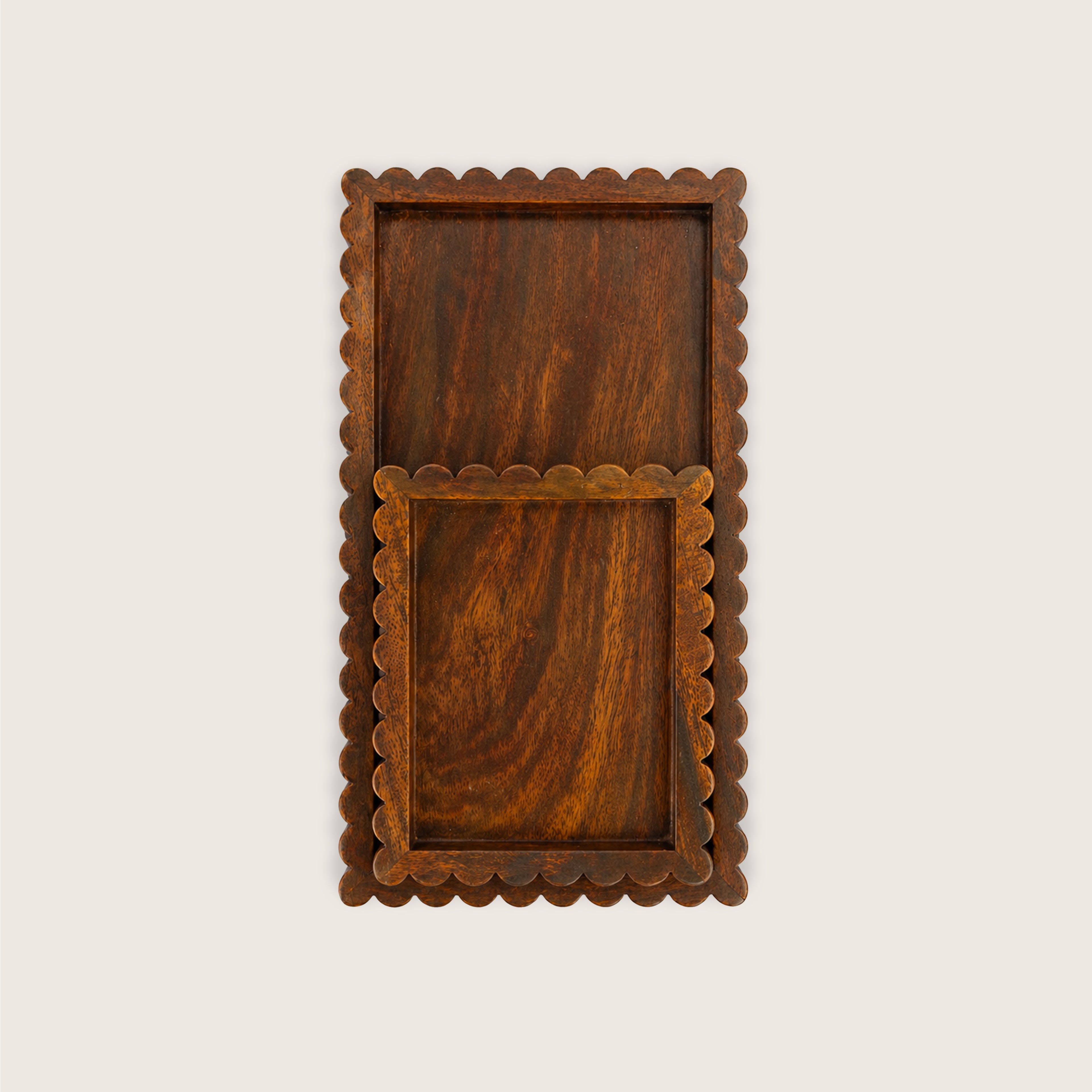 Wood Flute Tray set