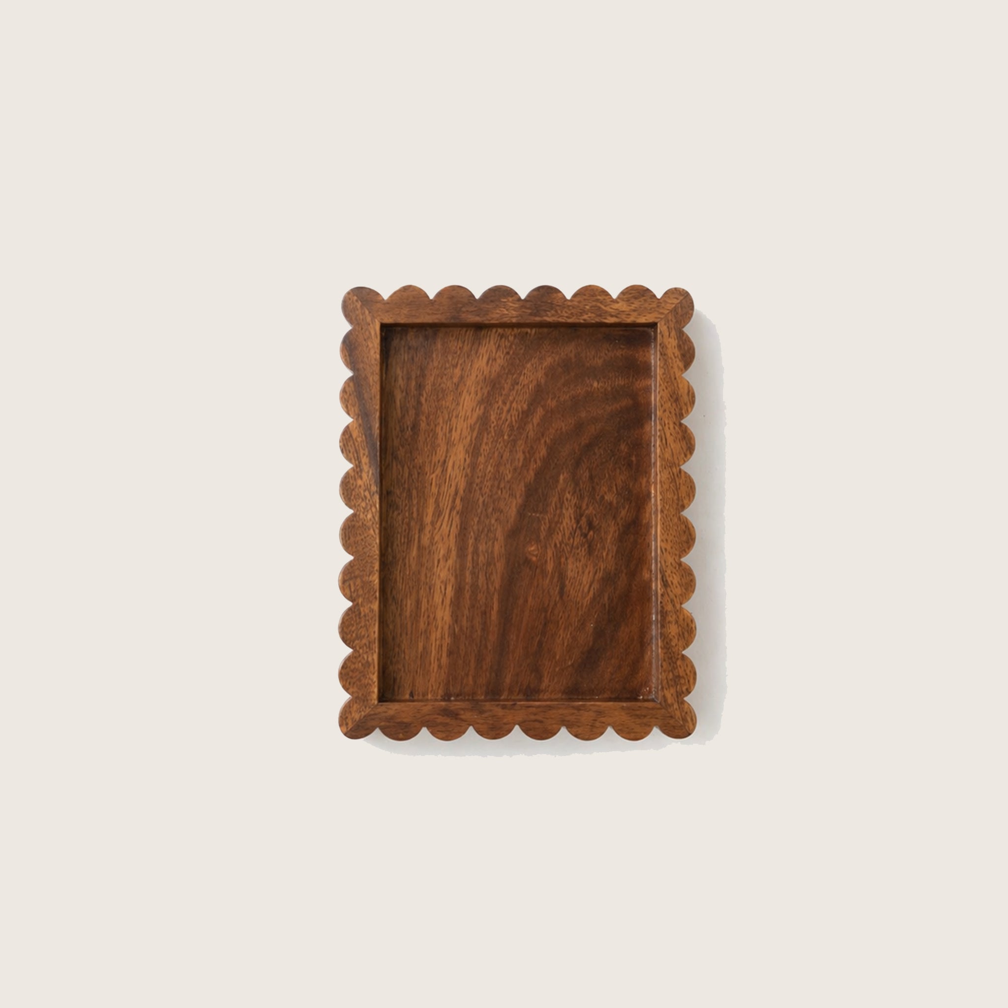 Flute Tray- Wood- Small