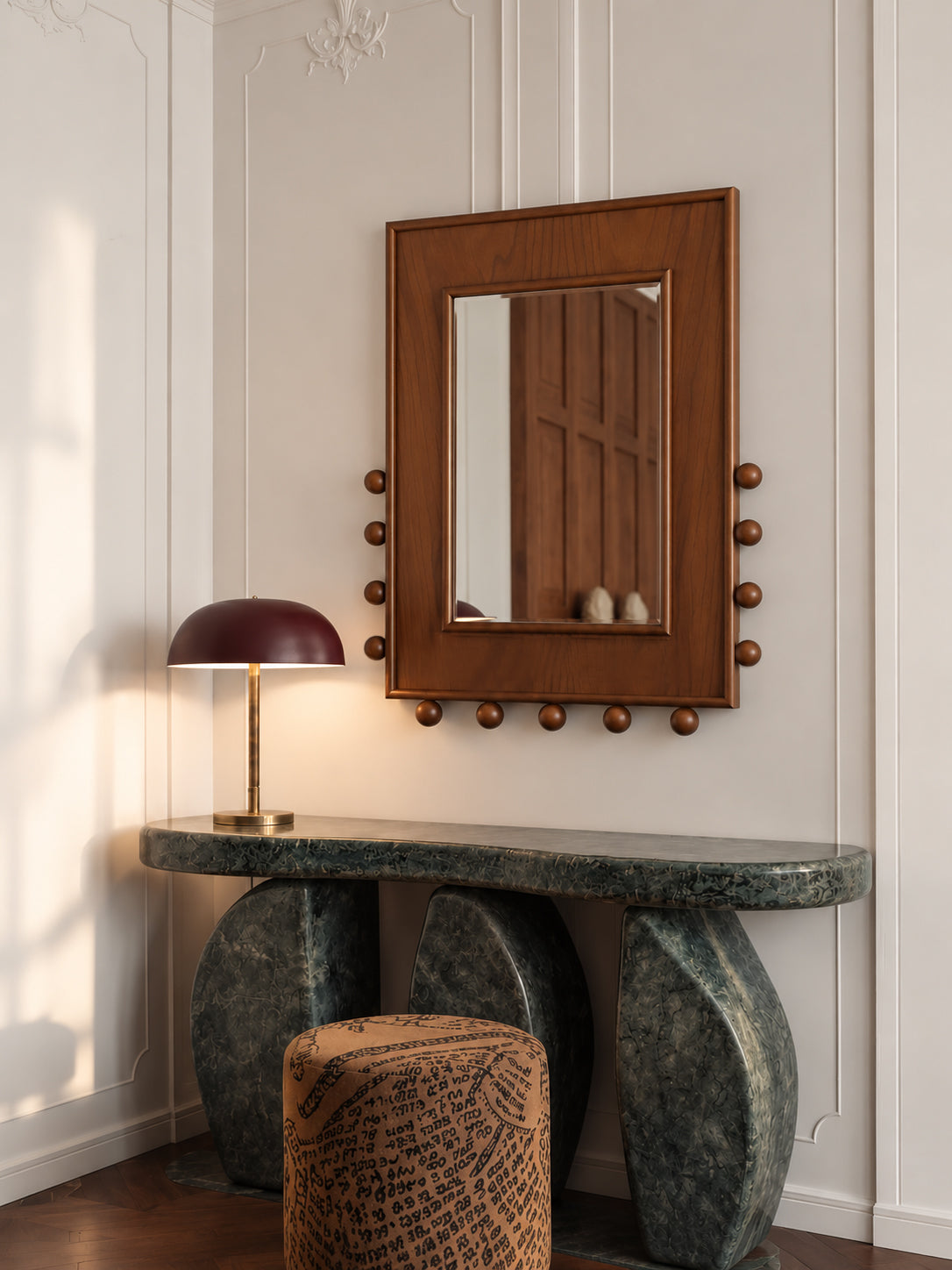 Bead Frame Mirror
