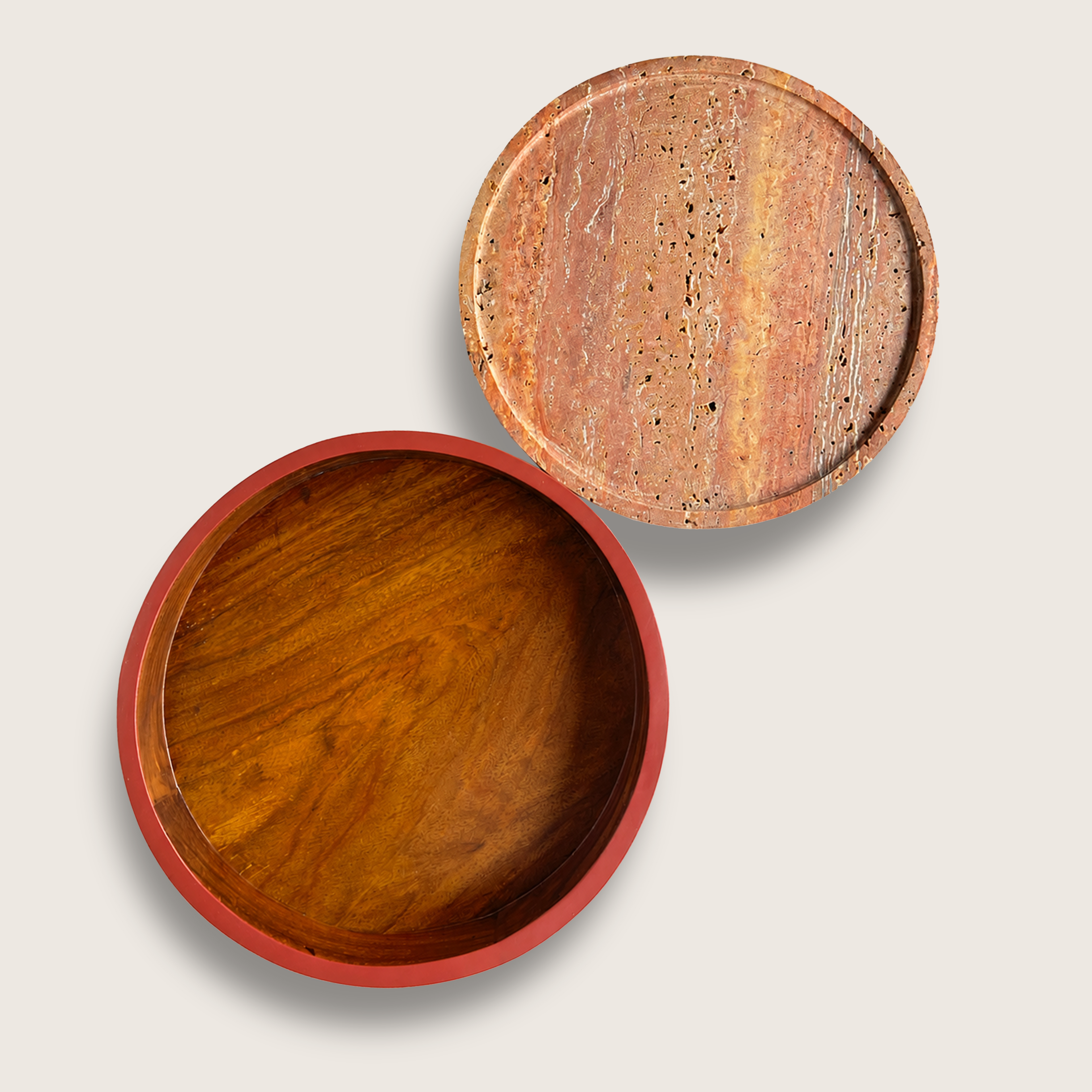 Tri Serving Plate - Set of 2 - Summer Edition