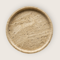 Tri Serving Plate- Travertine Marble
