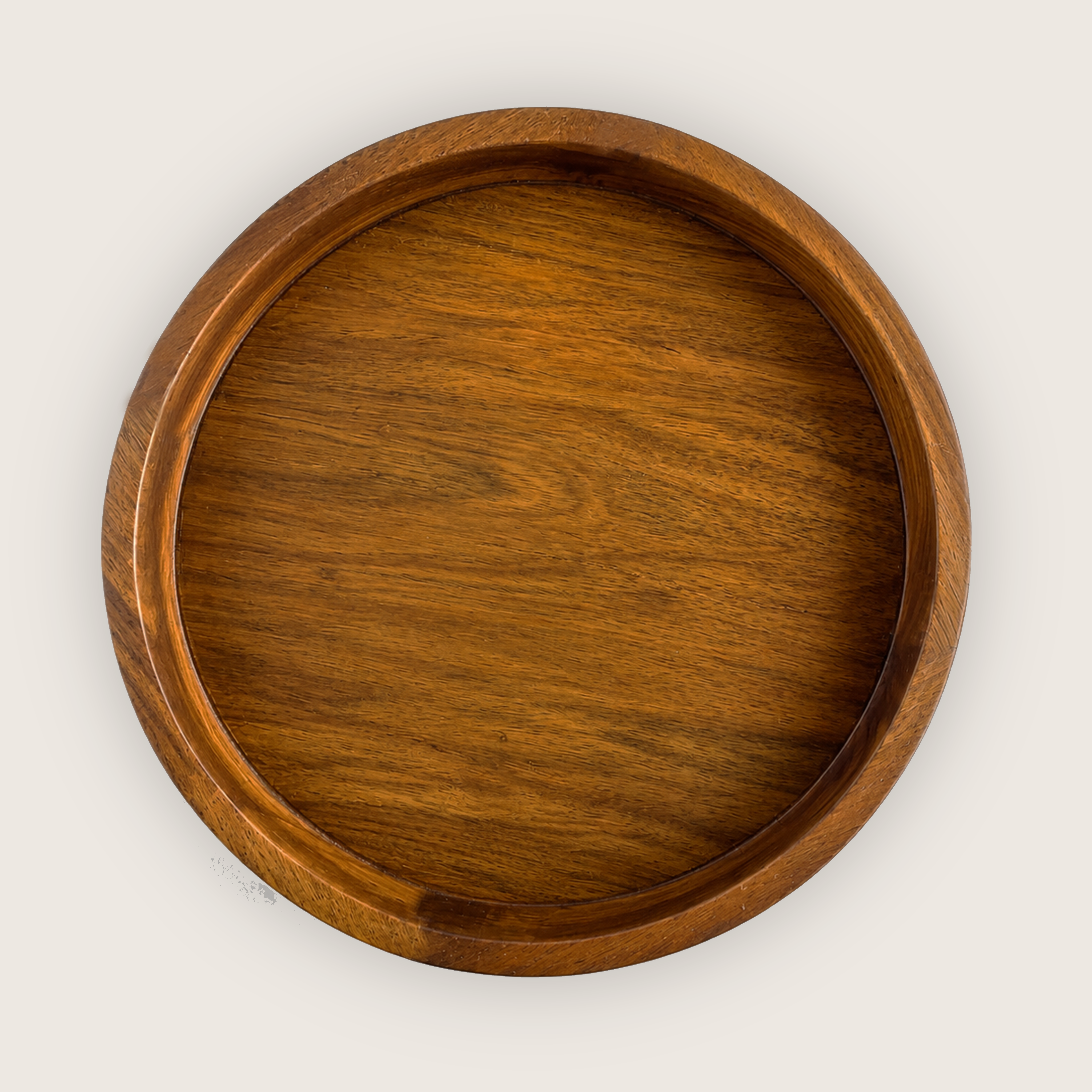 natural wood serving plate
